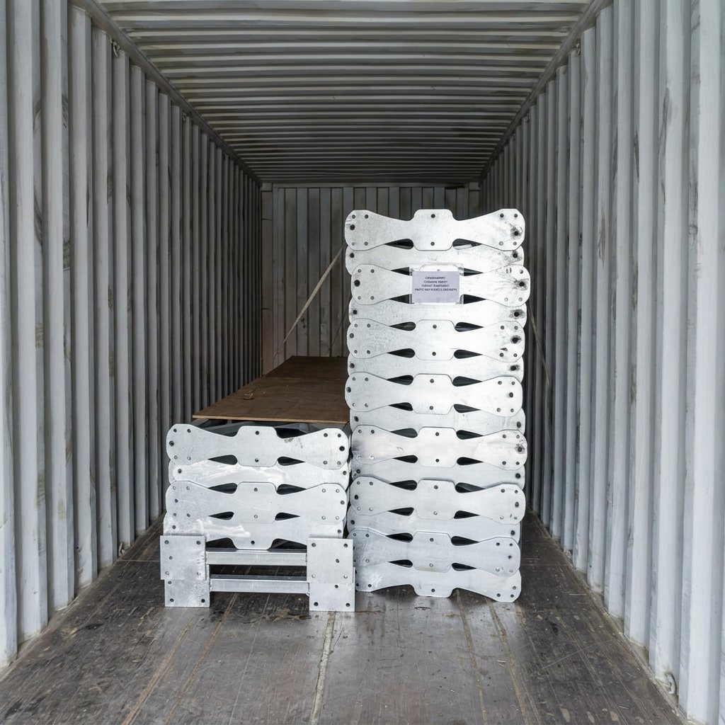 Galvanized connection plates
