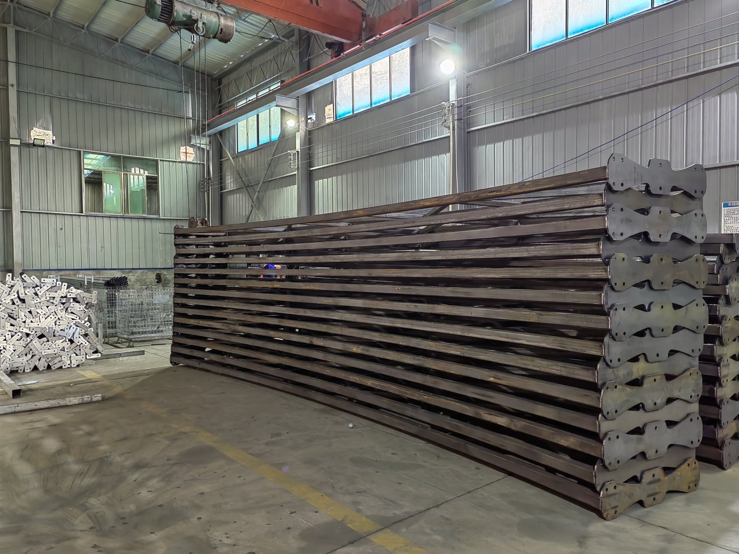 Champion in-house welded steel truss workshop