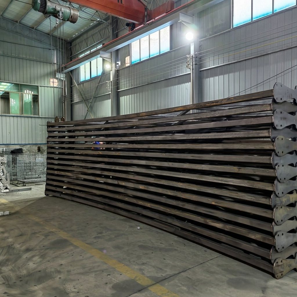 Welded steel trusses