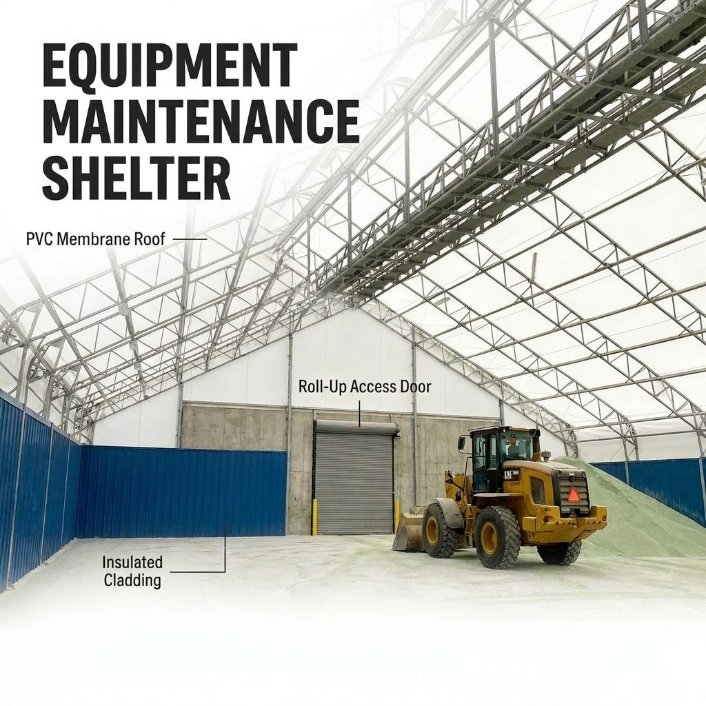 Mining equipment maintenance workshop