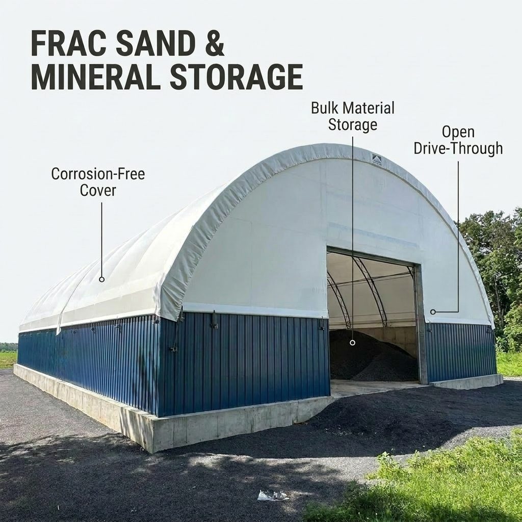 Mining stockpile storage