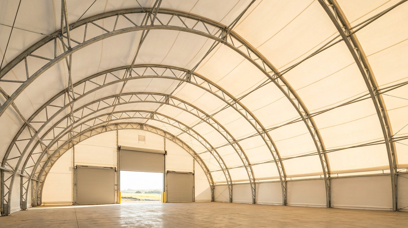 Natural daylighting in fabric building